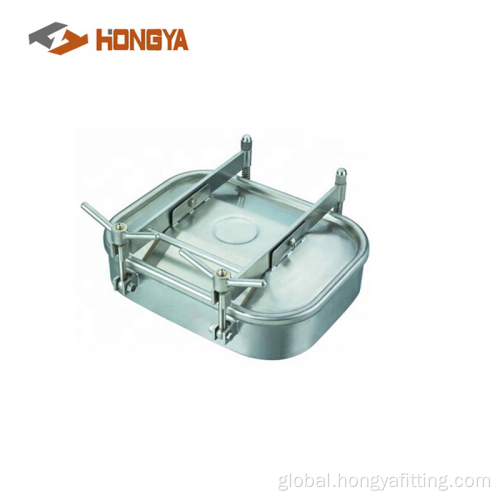 Manhole Cover SS304 Sanitary Stainless Steel Square Manhole Cover Supplier